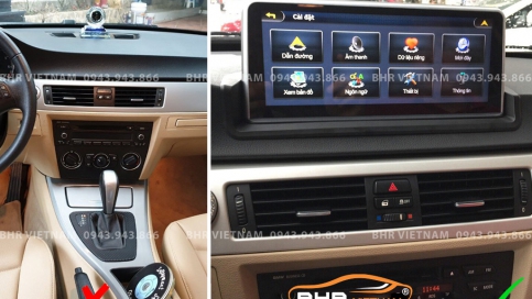 Màn hình DVD Android xe BMW 320i E90 2007 -  2011 | Màn nguyên khối Flycar 
